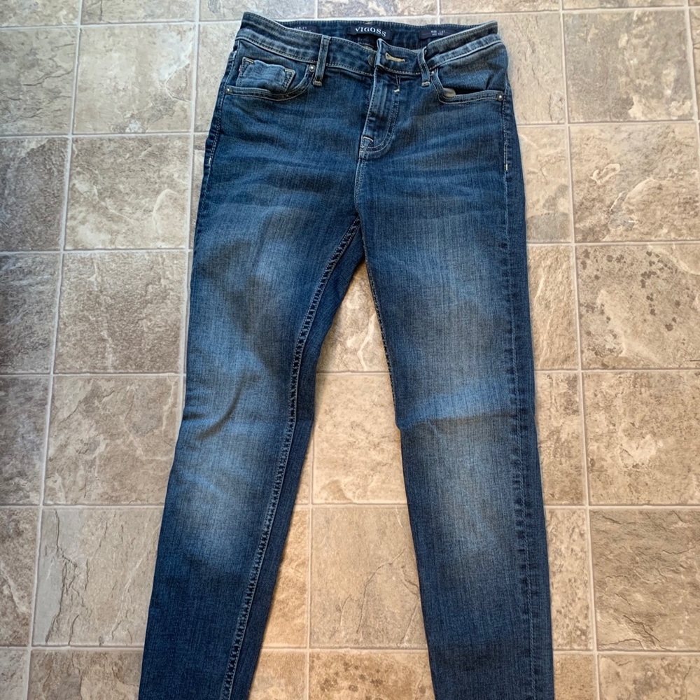 Vigoss Marley super skinny frayed hem jeans 26